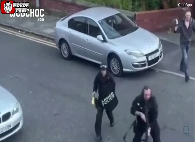 Video :An unruly XL bully who assaulted and hurt a woman was shot by police
